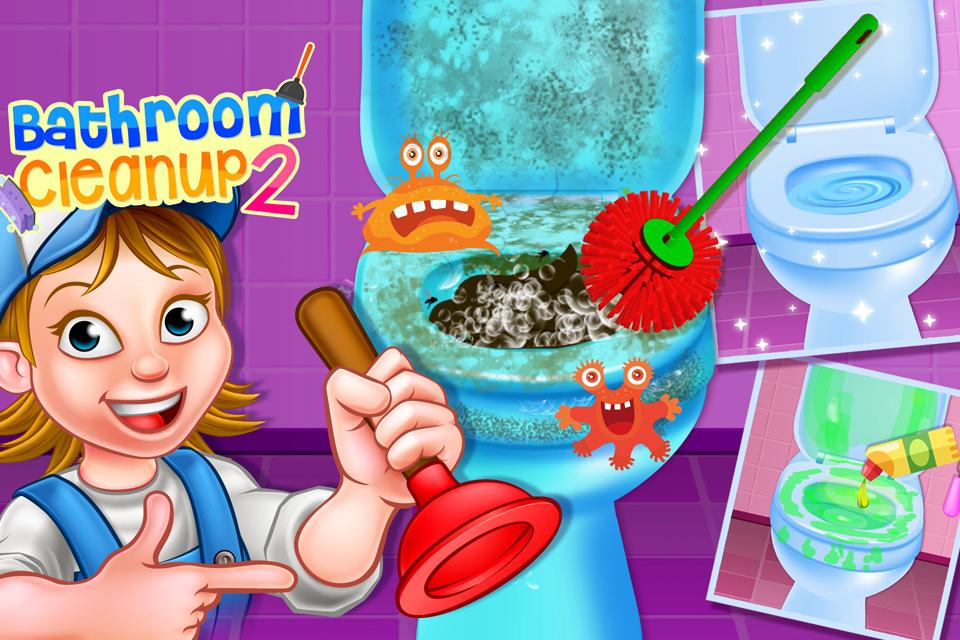 Android application Bathroom Clean up 2 screenshort