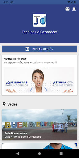 Android application Tecnisalud-Ceprodent screenshort