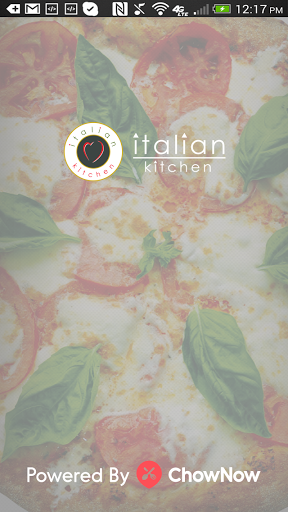Android application Tony's Italian Kitchen screenshort
