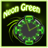 Neon Green Style Clock 2 icon