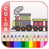 Learn To Draw & Color : Trains icon
