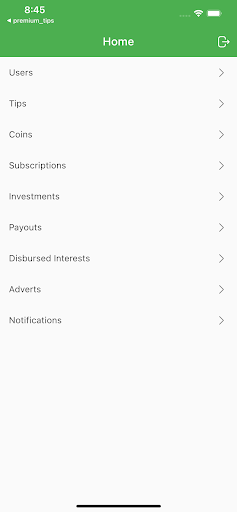 Android application EZ Bet Tips Admin screenshort