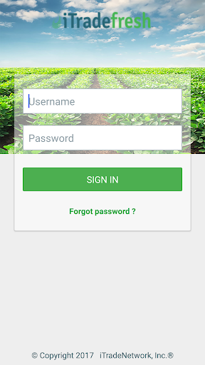 Android application iTradefresh screenshort