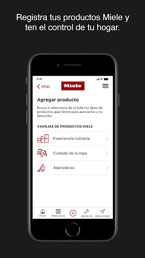 Miele Service Screen 3