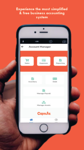 Capsule business manager Screen 2