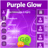 GO SMS Purple Glow icon