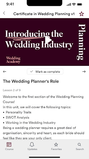 The Wedding Academy Screen 2