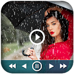 Cover Image of Télécharger Rain Effect Video Maker : Phot  APK