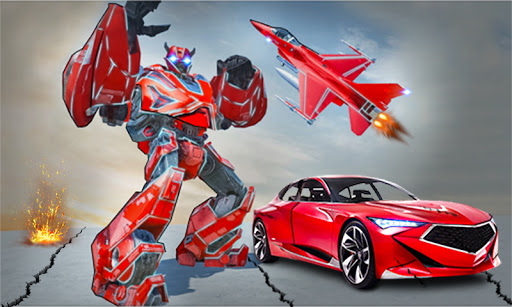 Air Jet Robot TransformationReal Shooting Game 3D