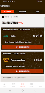 Cleveland Browns Screenshot