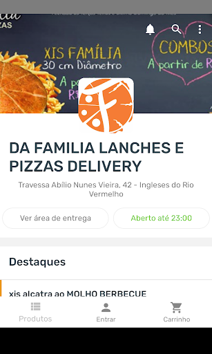 DA FAMILIA LANCHES E PIZZAS DE Screen 2