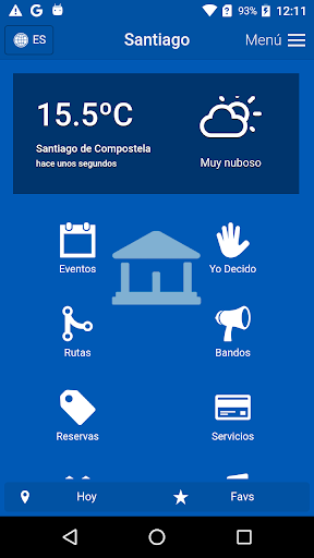 Android application Etno Santiago screenshort
