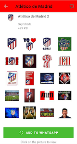 Screenshot 2 Atletico Madrid Stickers android