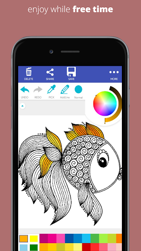 ColorFly  Fish Coloring Book