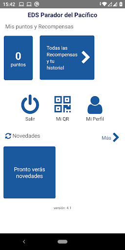 Android application EDS Parador del Pacífico screenshort