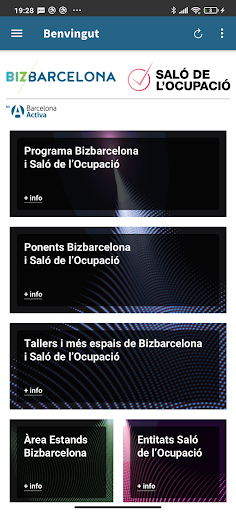 Android application Biz BCN i Saló de l’Ocupació screenshort