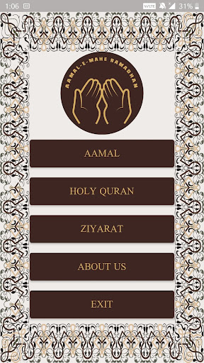 Android application AAMAL - E - MAHE RAMADHAN screenshort