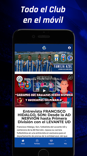 Android application AD Nervión screenshort