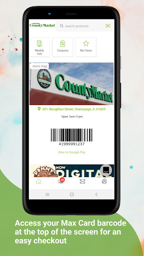 Screenshot of myCountyMarket