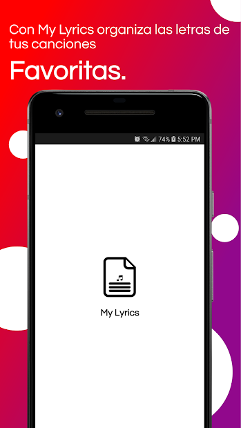 Screenshot 2 My Lyrics android
