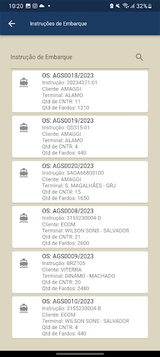 Android application AGS Inspetor screenshort