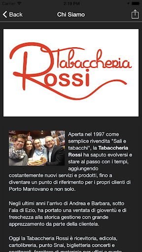 Tabaccheria Rossi Screen 2