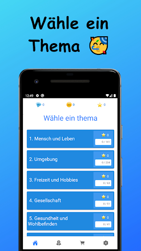 Android application Französisch lernen screenshort