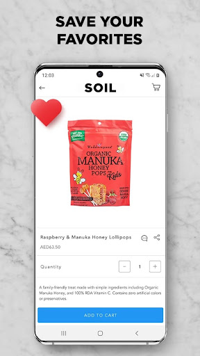 Screenshot of SOIL - Organic Grocery Store
