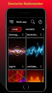 Showagenten radio app live
