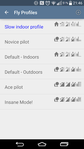 Android application Drone Control Center *FREE screenshort