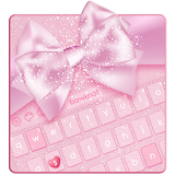 Pink bowknot icon