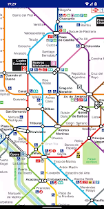 Plano Metro de Madrid