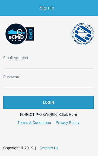 Android application eCMID CPD screenshort