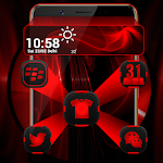 Cover Image of Download Dark Red Launcher Theme 4.3 APK