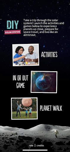 Android application DIY Solar System screenshort