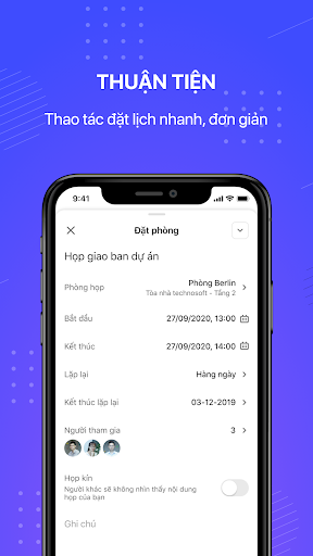 AMIS Phòng họp Screen 2