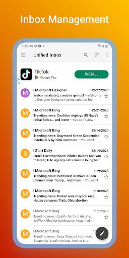 Email for Hotmail and Outlook Screen 3