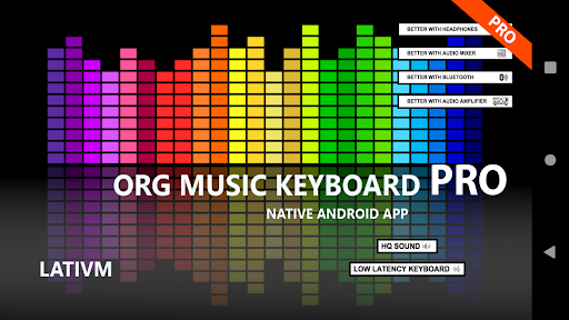 Screenshot of ORG music keyboard PRO