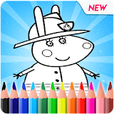 Peepa pig Coloring book icon