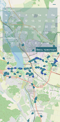 Транспорт Тернополя Онлайн Screen 2