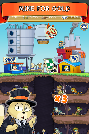 Dig it! - idle cat miner tycoon screenshots 1