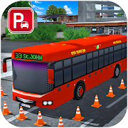 City Bus Driving Games : American Bus Parking Game  Icon