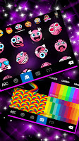 screenshot of Neon Purple Bright Theme
