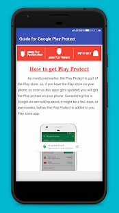 Guide for Google Play Protect Screenshot