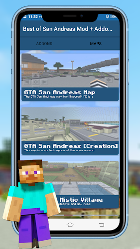 Best of San Andreas Mod  Addons CJ for MCPE