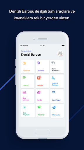 Android application Denizli Barosu screenshort