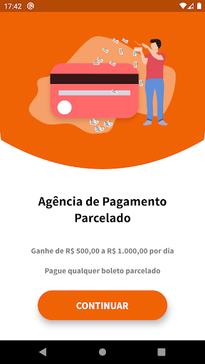 Android application Agência de Pagamento Parcelado screenshort