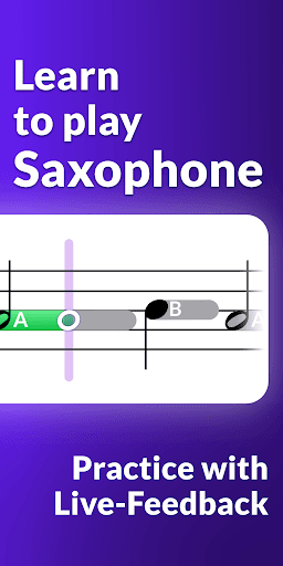 Screenshot of Saxophone Lessons - tonestro