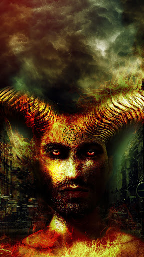 Android application evil demon wallpaper screenshort