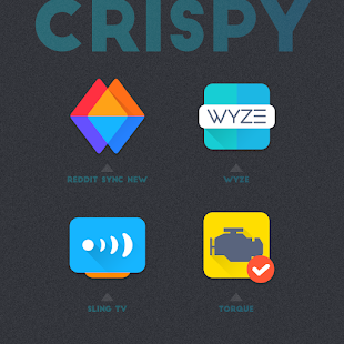 Crispy Icon Pack لقطة شاشة